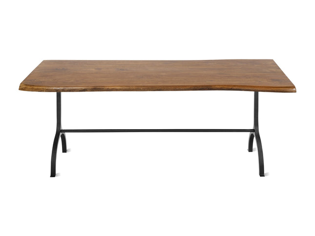 LIVE EDGE FOUNDRY DINING TABLE